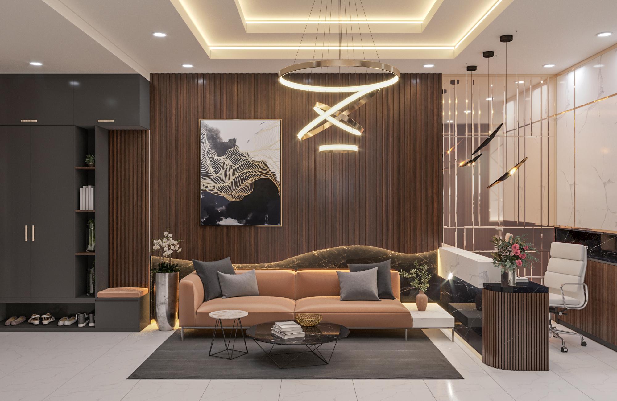 Phong cách thiết kế nội thất hiện đại sang trọng, tối giản - Mayainterior.vn